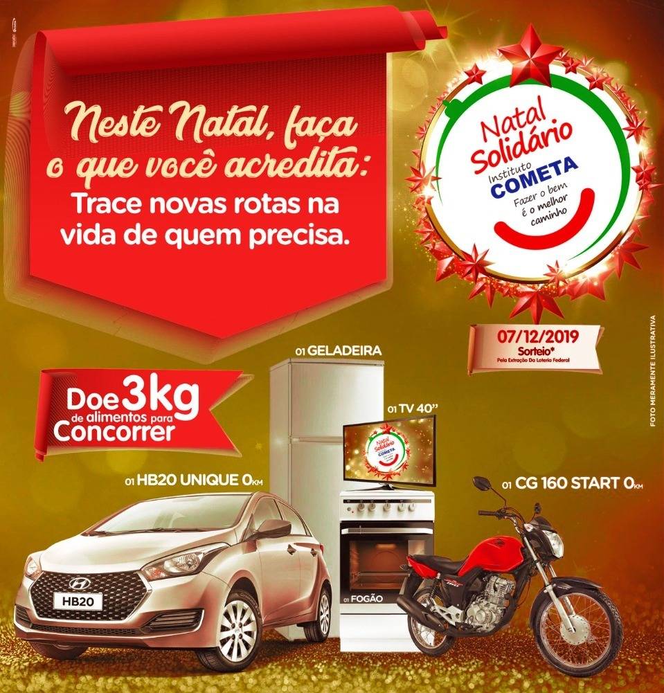 Prefeitura e Instituto Cometa promovem Natal Solidário no município de Poconé