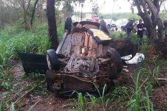 Homem morre em capotamento na Rodovia Palmiro Paes de Barros