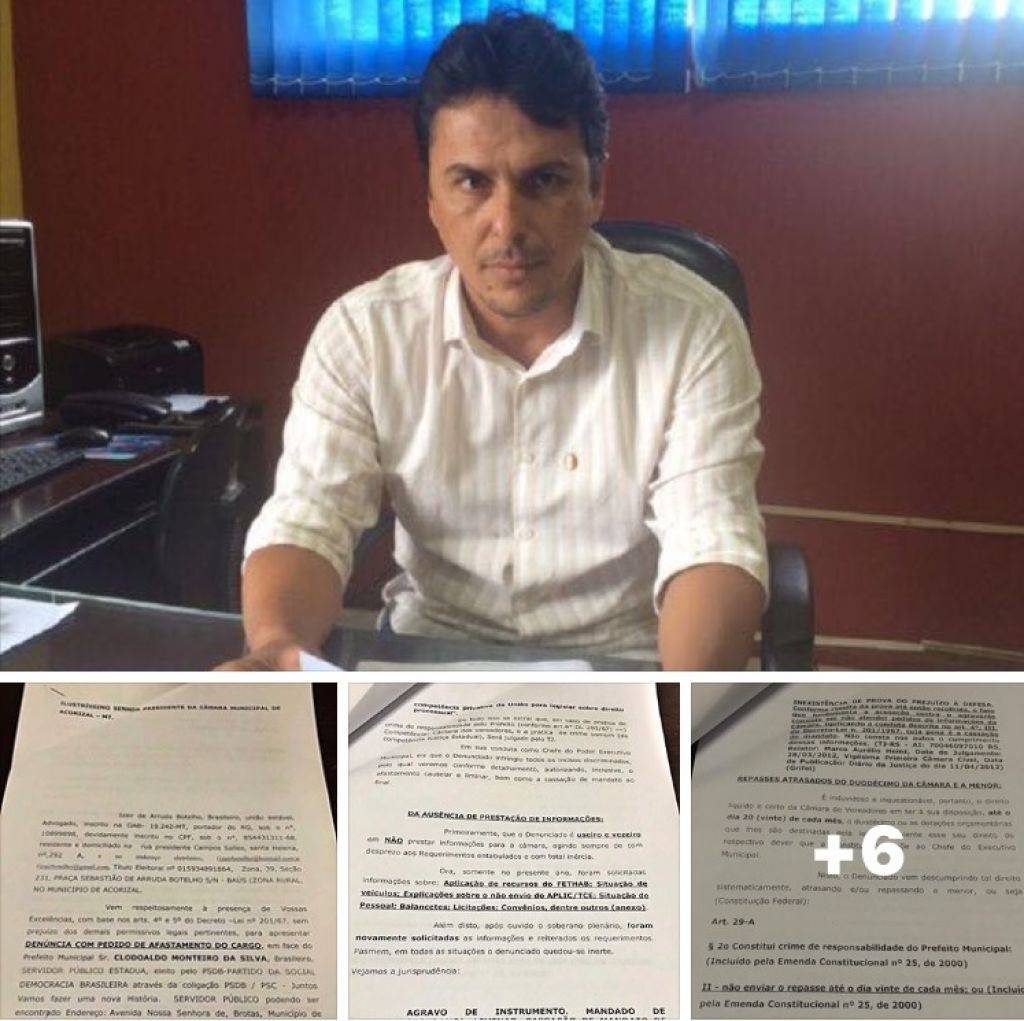 Com irregularidades na gestão, Justiça torna Clodoaldo Monteiro inelegível 