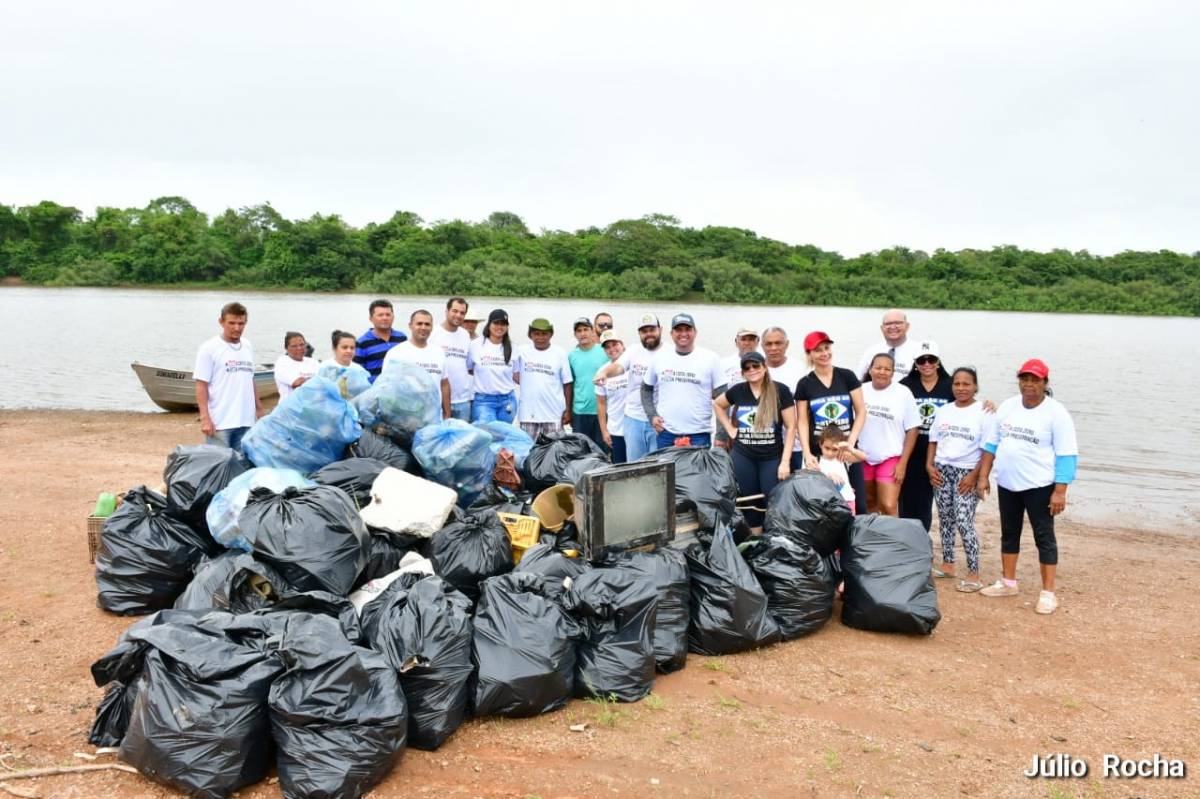 Ação mostra que a limpeza é um caminho para a preservação do Rio Cuiabá