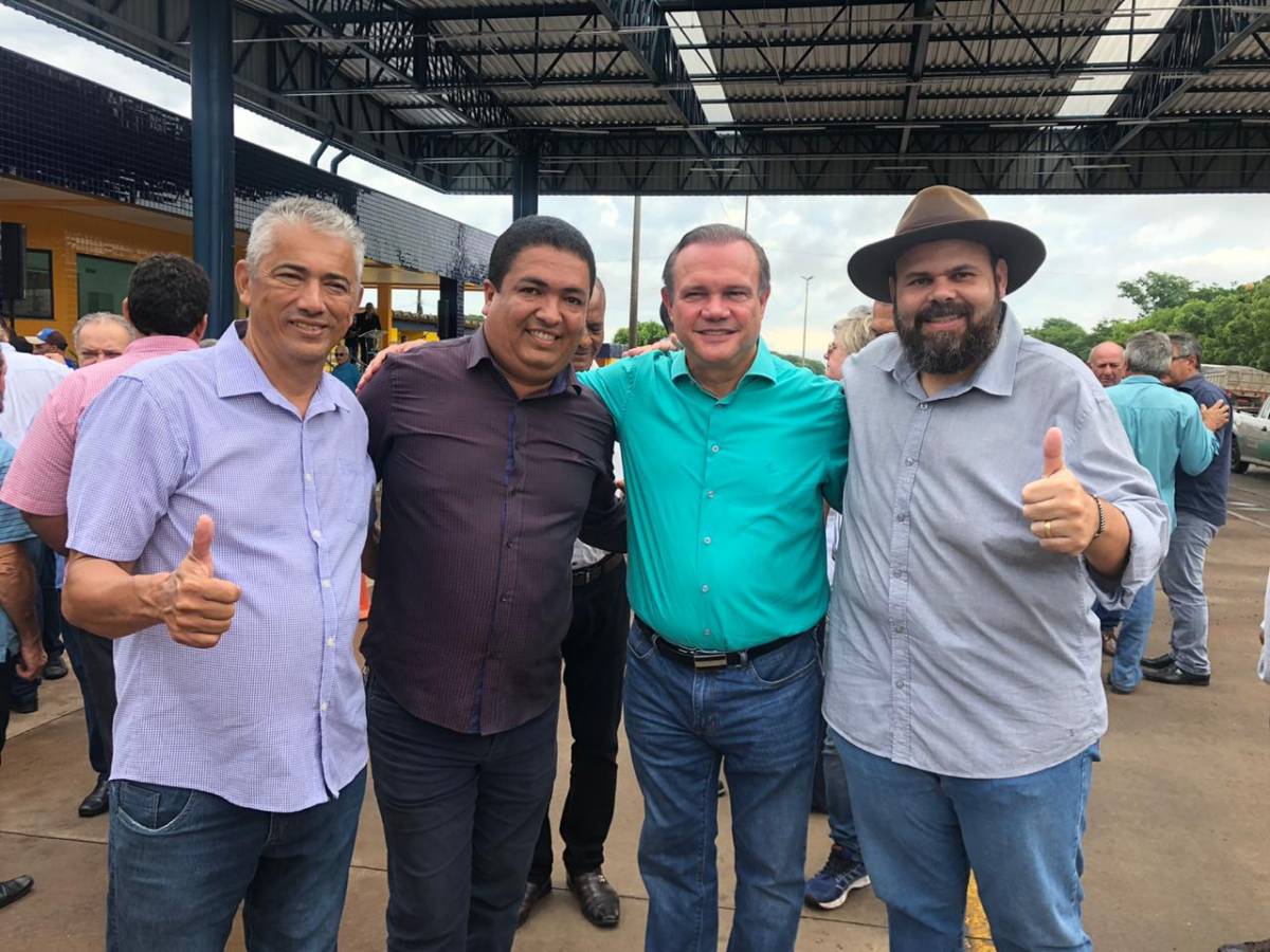 Dudu, Rominho e Mauro participam da inauguração de mais um trecho da duplicação da rodovia em Leverger