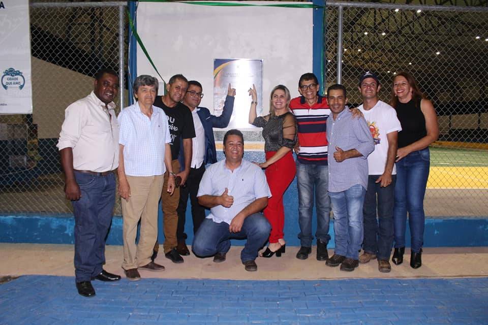 Prefeita Marilza, entrega primeira praça com academia ao ar livre e reinaugura ginásio de esportes no distrito de Peresópolis