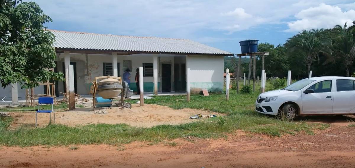 Escola no Pantanal que atenderá alunos da rede municipal e estadual passa por reforma e ampliação 