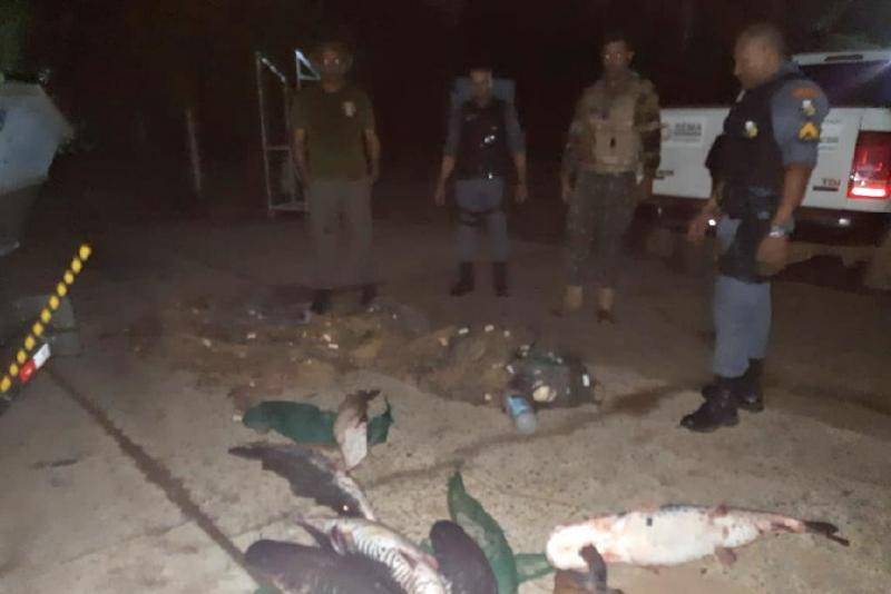 Sema apreende 124 kg de pescado na comunidade de Valo Verde