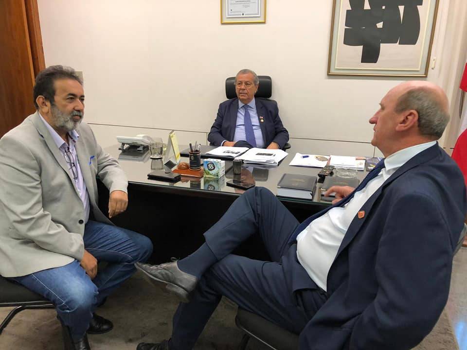 Em Brasília, prefeito Tatá Amaral reúne com senador e deputado e garante envio de emendas para custeio da saúde em Poconé
