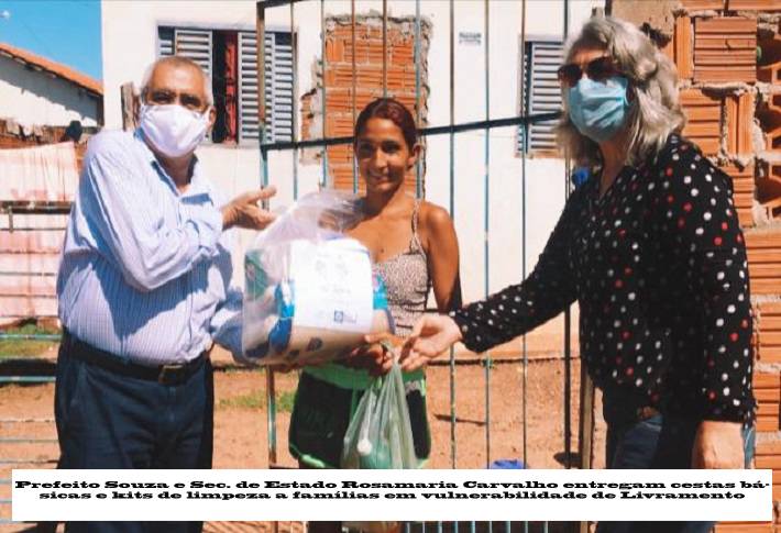 Prefeitura deu início imediato na entrega de cestas básicas