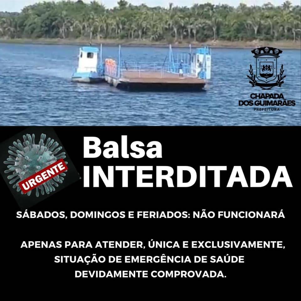 Prefeitura interdita Balsa de acesso a comunidade de Água Fria 