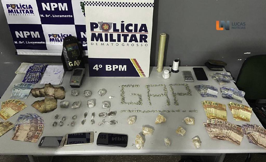 PM desmantela rede de tráfico de droga no município 