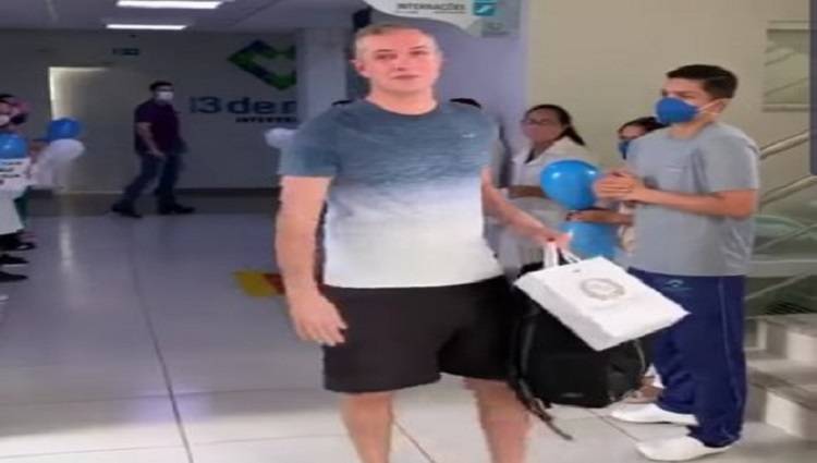 Faissal deixa hospital após recuperar do Covid-19