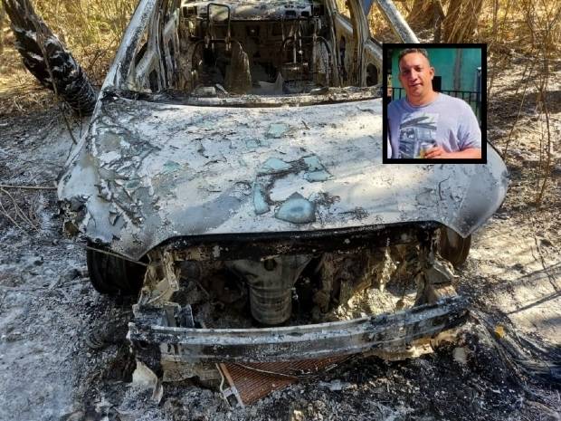 PMs são afastados de caso em que carro carbonizado foi encontrado em Santo Antônio de Leverger
