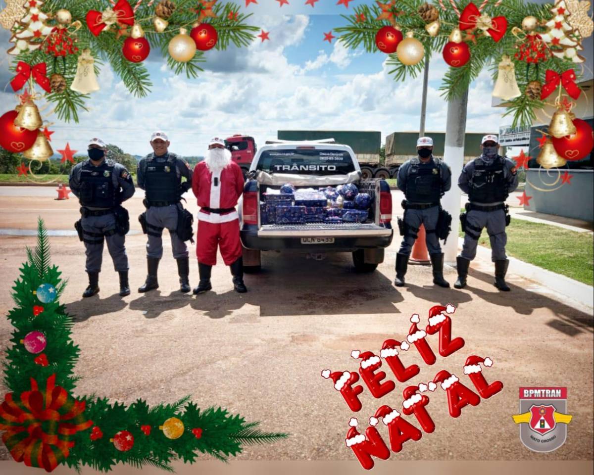 Batalhão de Trânsito realiza sonho e leva solidariedade em comunidades de Mato Grosso 