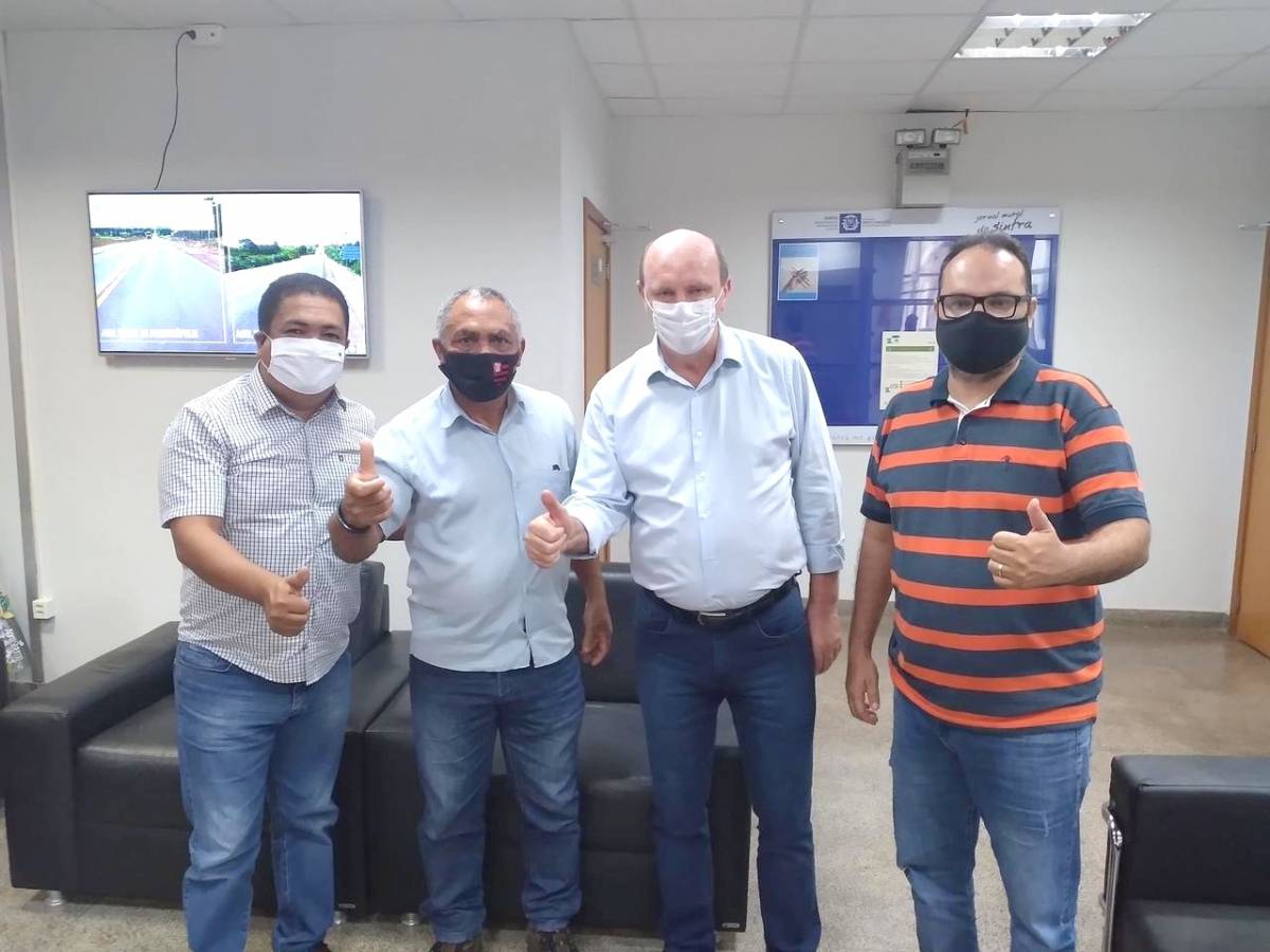 Rominho intermedia com Neri Geller construção de ETA para Mimoso