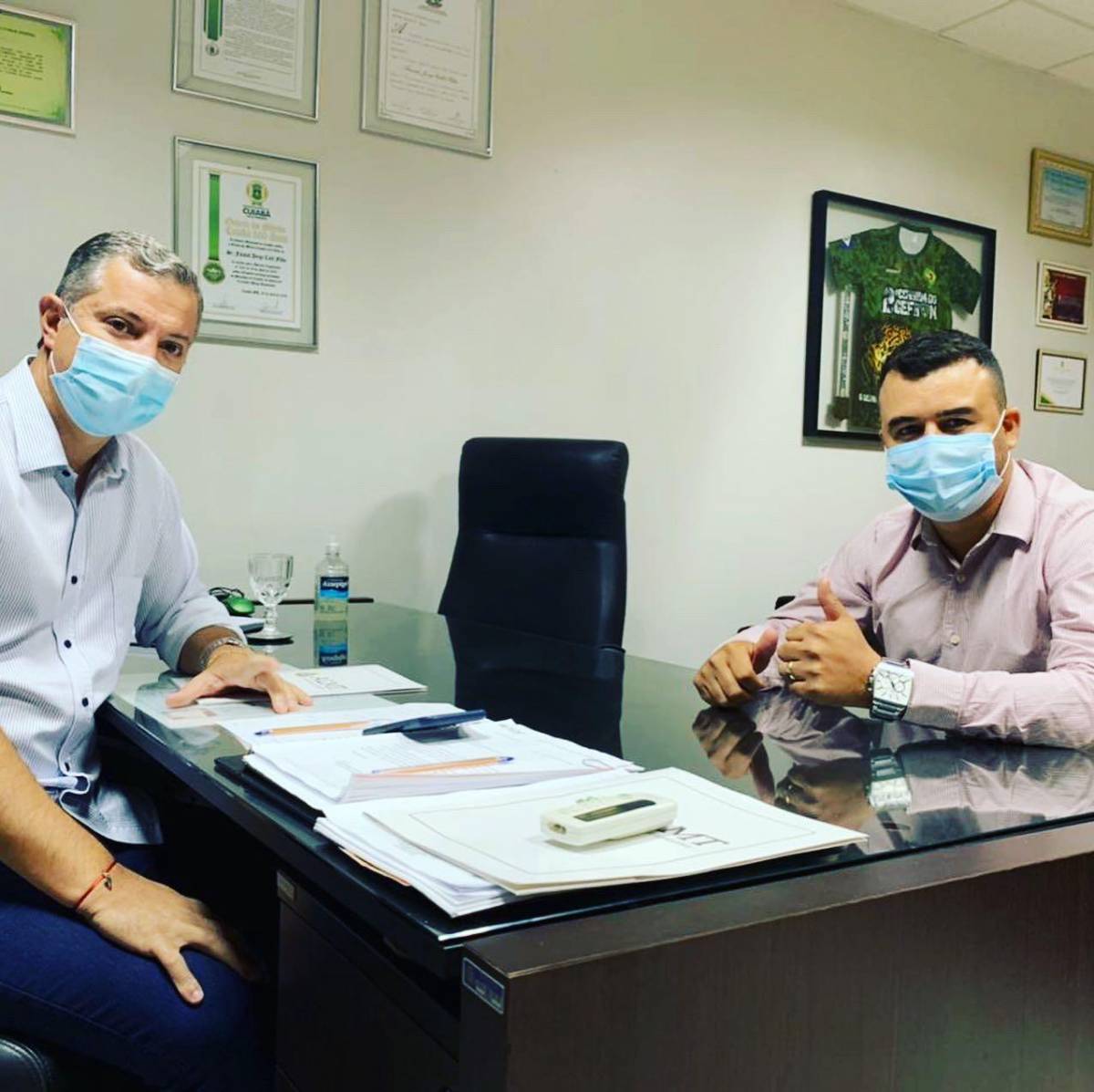  Vereador busca na Assembleia Legislativa apoio para melhorar a infraestrutura da delegacia de Santo Antônio