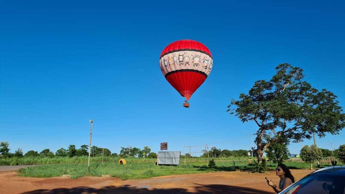 Pista para voos de balão e paramotor é inaugurada neste domingo (07)