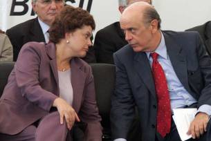 SERRA CAI E DILMA SOBRE, APONTA IBOPE