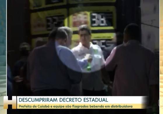 Prefeito de Cuiabá ganha destaque em telejornal da Rede Globo 