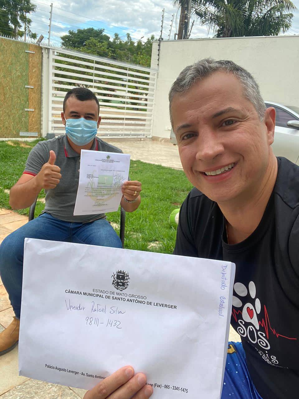 Rafael Silva reivindica apoio de deputado para construção de pontes de concreto e bueiros metálicos em comunidades de Leverger