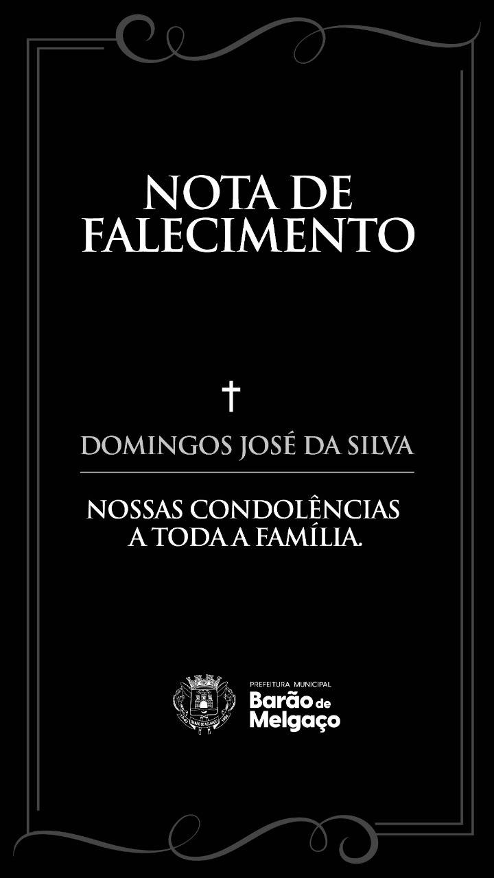 Morre pai da prefeita Margareth Gonçalves da Silva