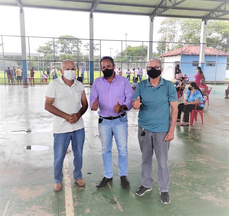 2 ex-prefeitos de Acorizal recebem a primeira dose da vacina contra a Covid-19