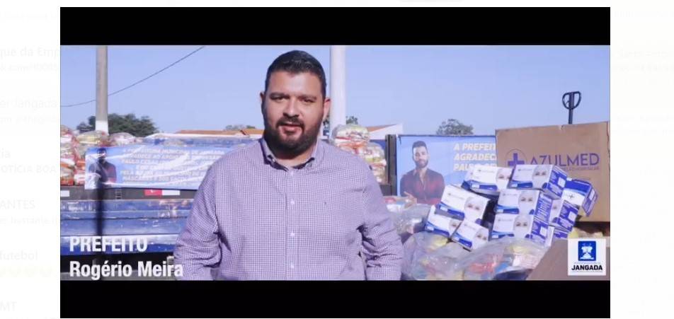 Prefeito Rogerinho recebe apoio de empresários de Goiânia que doam 10 mil máscara e 500 sacolões 