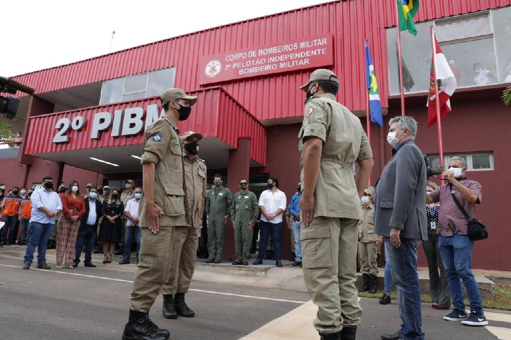1ª unidade do Corpo de Bombeiros em Leverger vai fortalecer combate aos incêndios na região do Pantanal