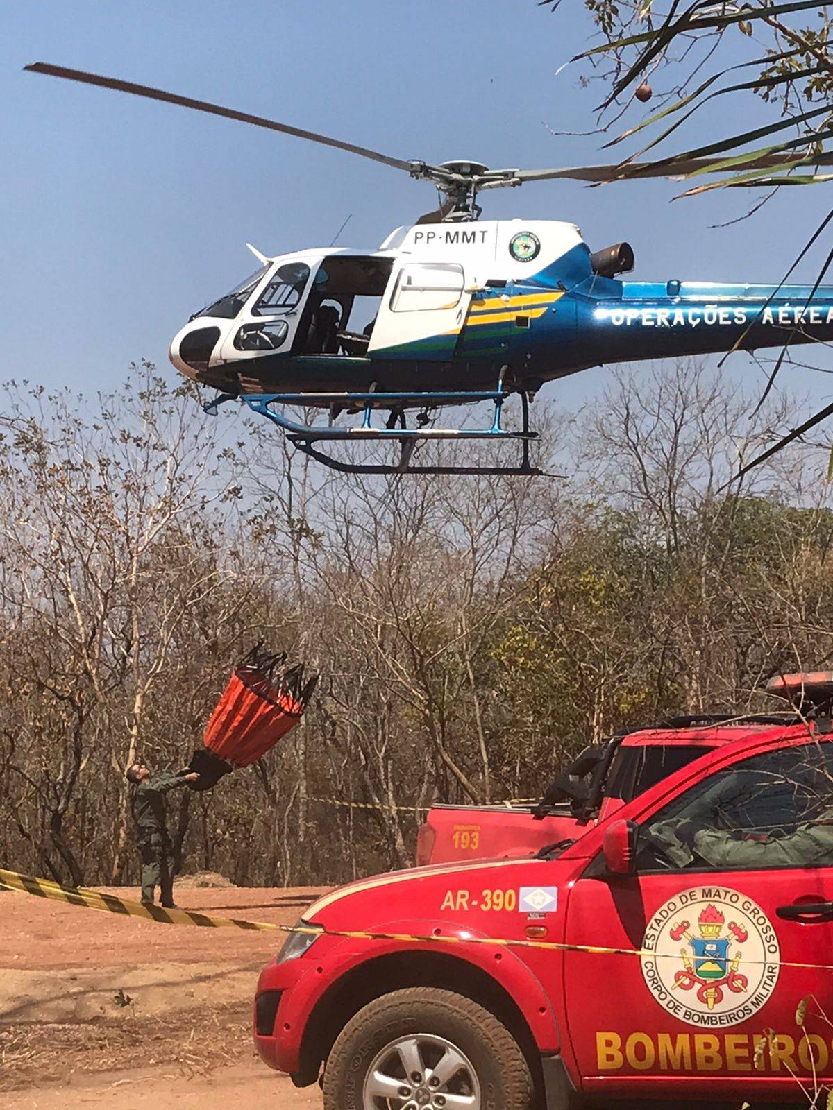 Sema suspende visitação ao Morro de Santo Antônio, Bombeiros continuam combatendo focos de incêndios, Veja fotos e vídeo