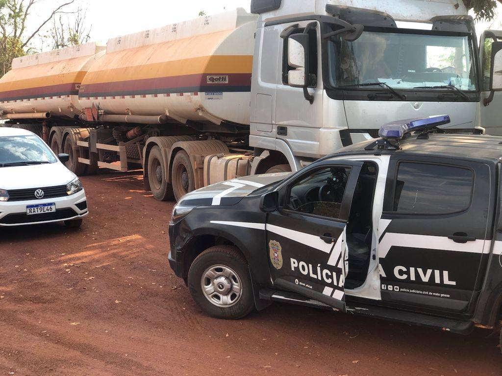 Policiais da Delegacia de Santo Antônio de Leverger desarticulam quadrilha que desviava combustível em comunidade rural