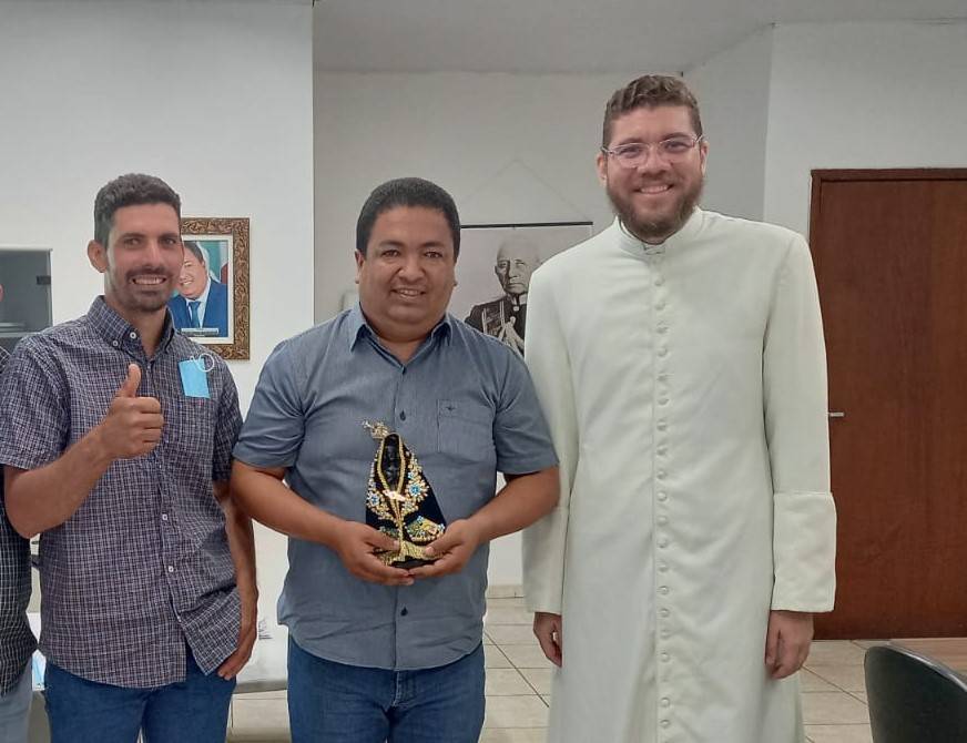  Presidente Rominho recebe em audiência Diácono João Mendes, e garante apoio a festa da padroeira da comunidade de Agrovila