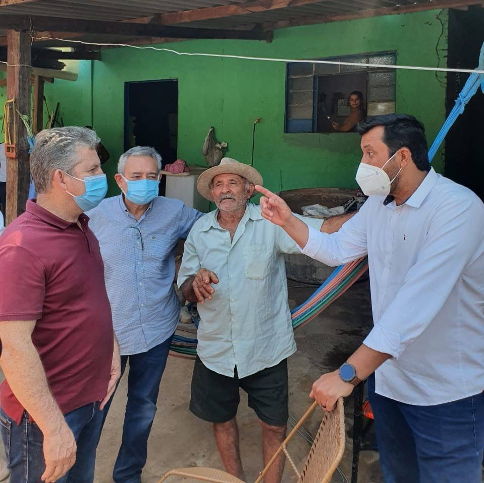 Allan e Mauro Mendes se reúnem em busca de soluções  para diminuição dos níveis das baías de Chacororé e Siamariana;  Veja fotos 