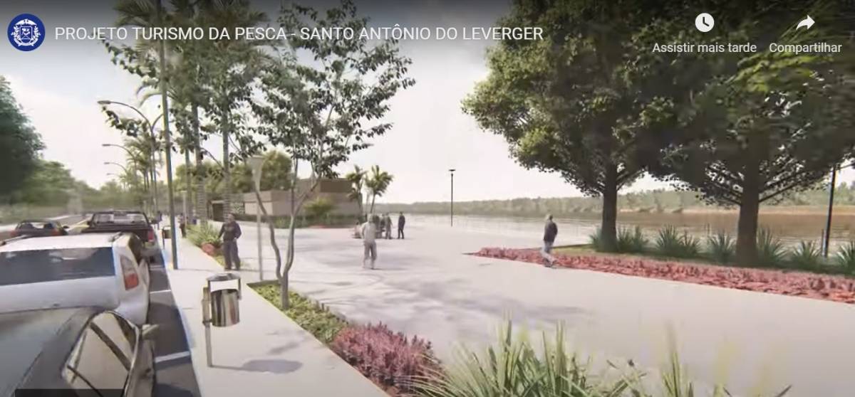 Governo licita obras de construção da Orla de Santo Antônio de Leverger ; Assista Vídeo