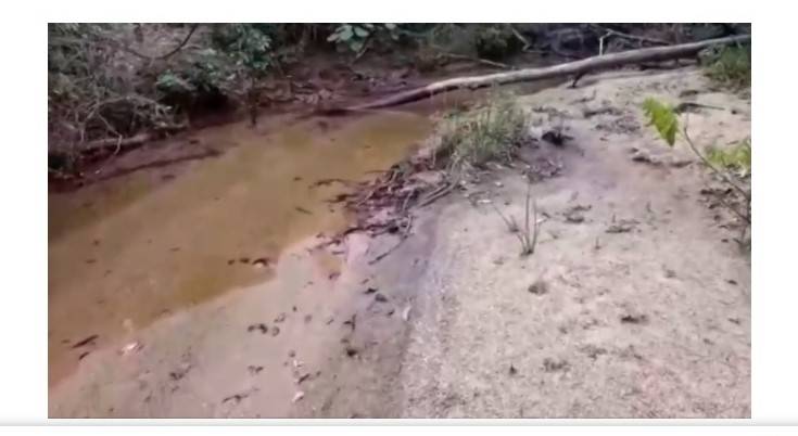 Moradores da região de Caeté denunciam retenção de água por usina e reclamam de desabastecimento; Assista Vídeo