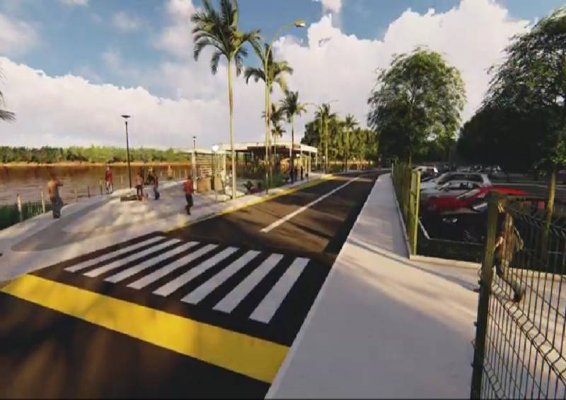 Governo reabre licitação para construir Orla de Santo Antônio de Leverger; Assista Vídeo animação do projeto