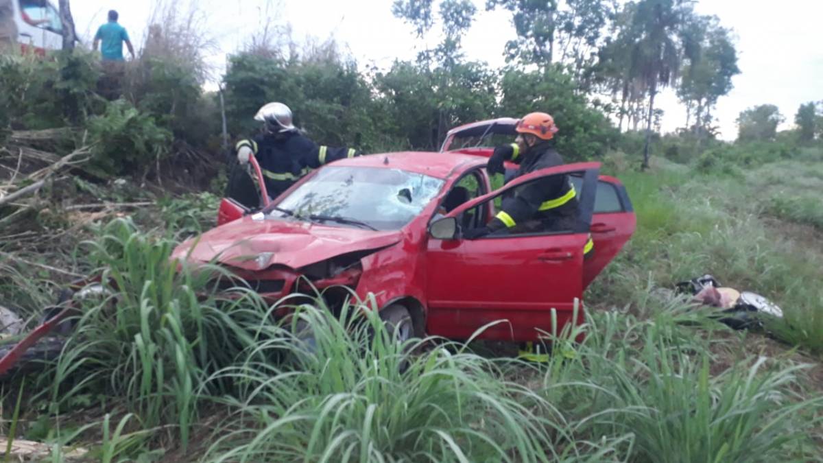 Capotamento na rodovia Palmiro Paes de Barros faz vítima no feriado prolongado 