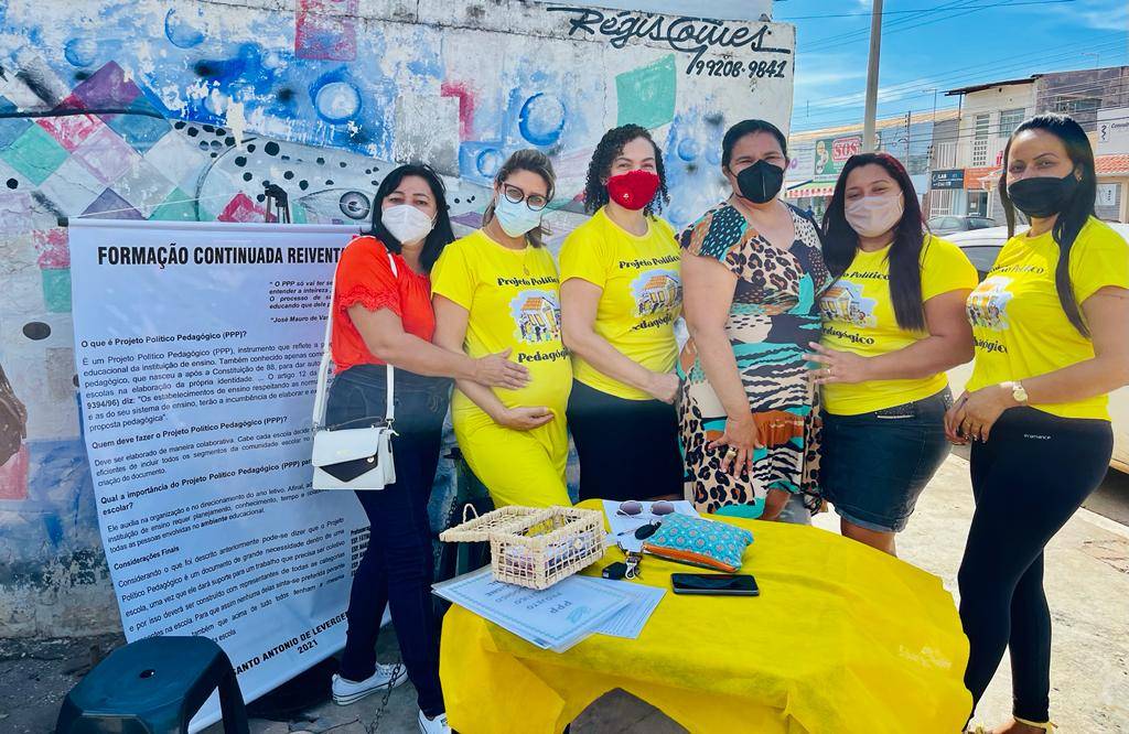 Vereadora Profª Carmem participa da 1ª Feira Pedagógica de Santo Antônio; Veja Fotos