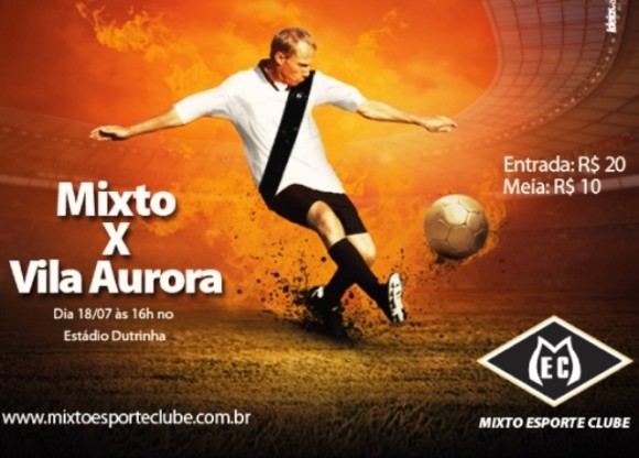MIXTO ENFRENTA O VILA AURORA NO DUTRINHA
