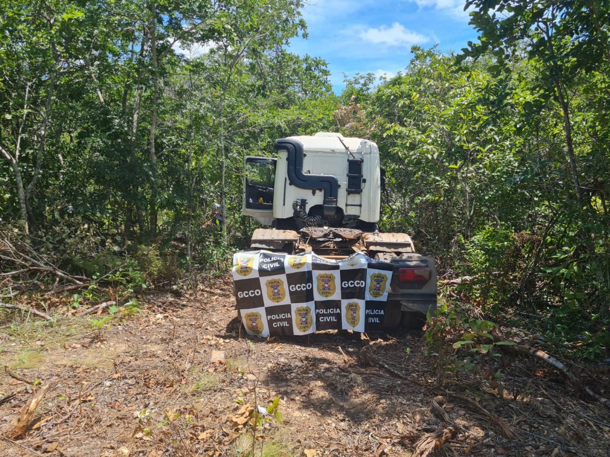 Motorista é sequestrado na BR-070 e caminhão localizado em matagal na região de Livramento