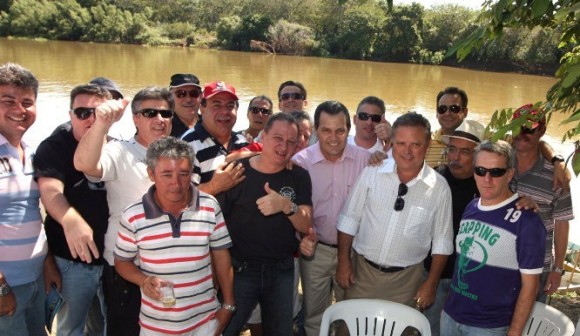 SILVAL E MAGGI PARTICIPAM DA PEIXADA EM BARÃO