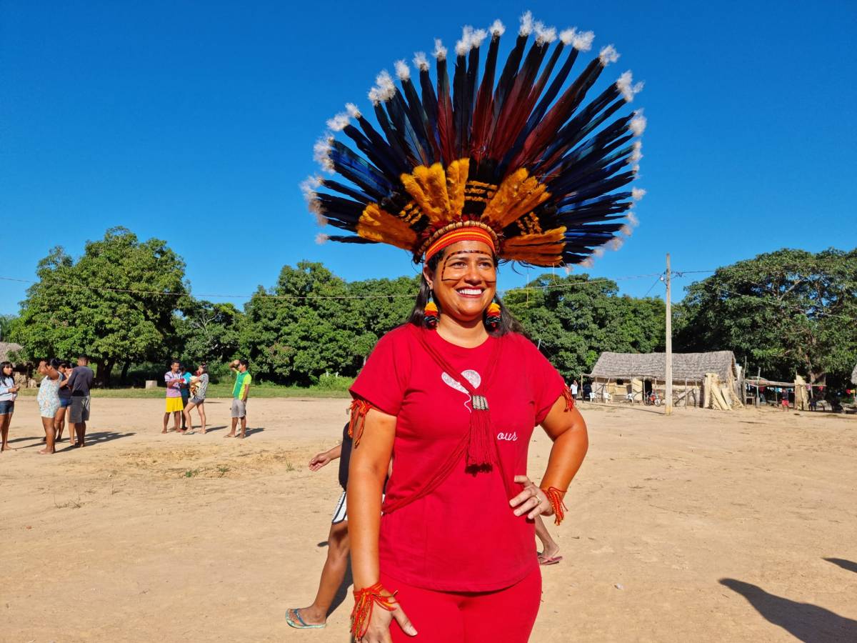 Prefeita participa de Batizado Cultural Bororo na Aldeia Córrego Grande e recebe o nome Akirio Ikaredo; Veja Fotos