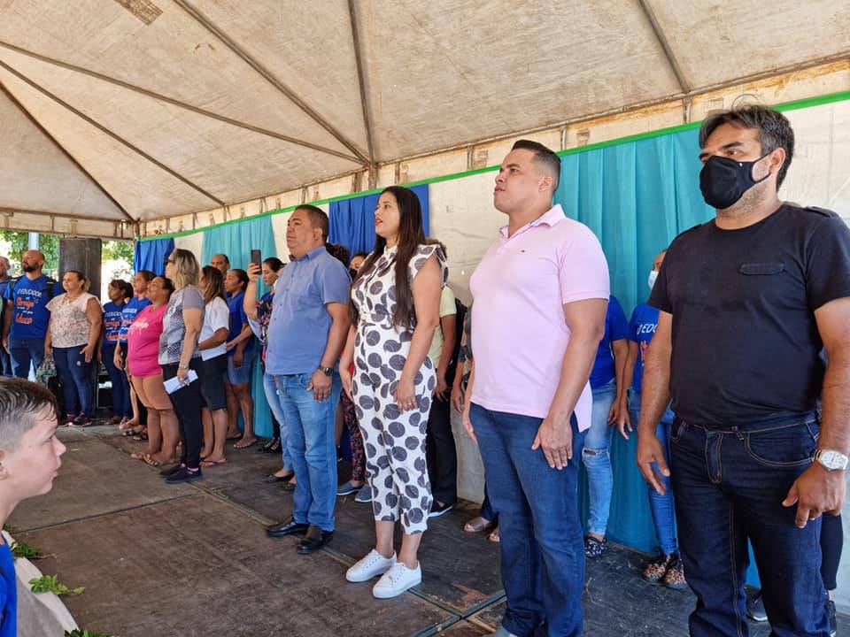 Prefeita e vereadores de Santo Antônio abrem a Semana de Rondon em Mimoso