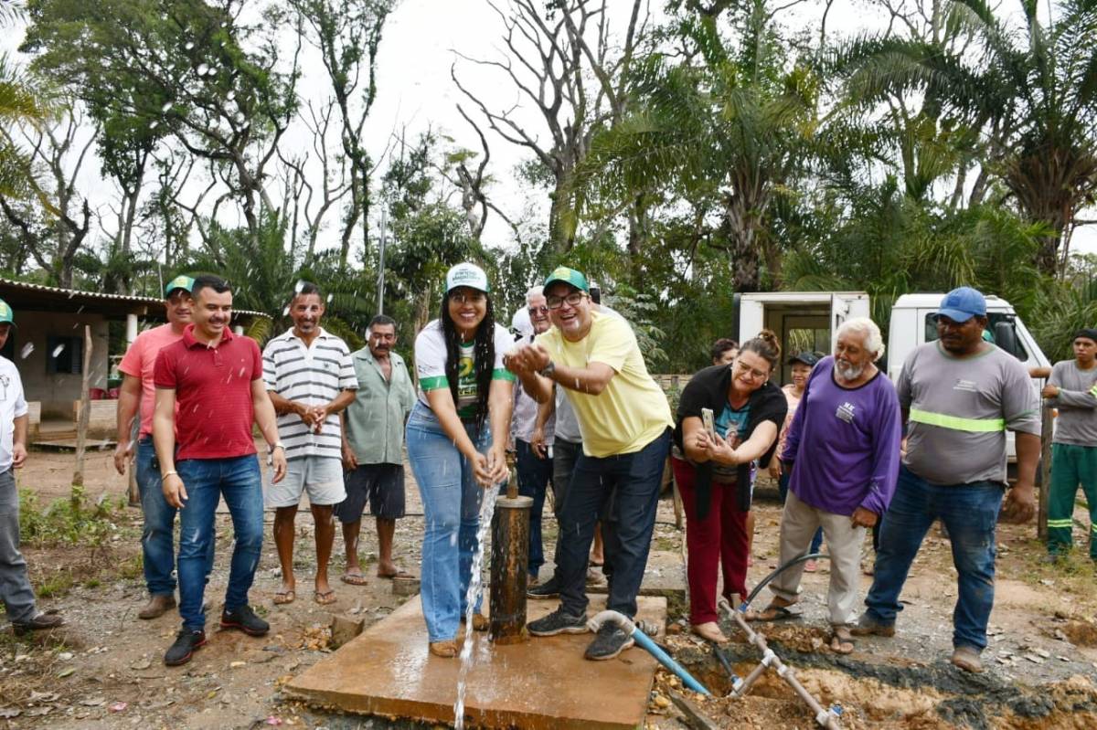 Prefeita atende reivindicação Duda Belmiro e 70 famílias serão beneficiadas com nova rede de abastecimento de água em Leverger, Veja Video