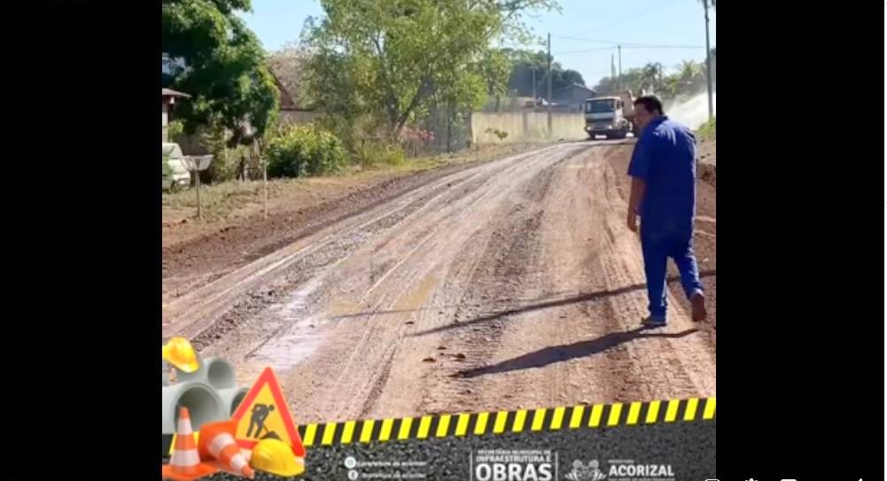 Prefeito Diego Taques pavimenta ruas da cidade e prepara ações para levar atendimento básico de saúde na zona rural