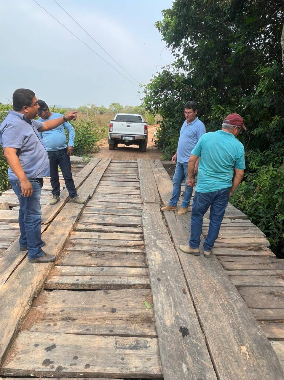 Presidente da câmara realiza vistoria em obras da prefeitura na região de Brejinho; Assista vídeo