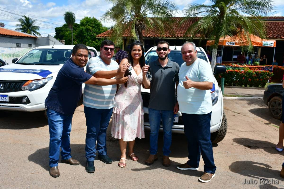 Prefeita de Leverger favorece agricultura familiar com apoio da Câmara, vice-governador e deputado; Assista Vídeos 
