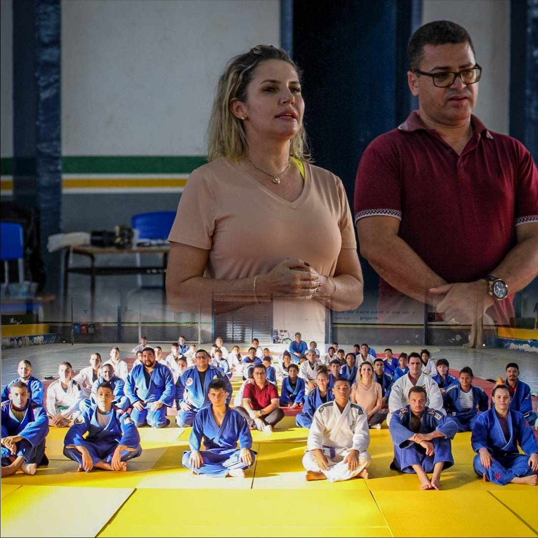 Prefeita Marilza participa da abertura de projeto de judô em Nova Brasilândia