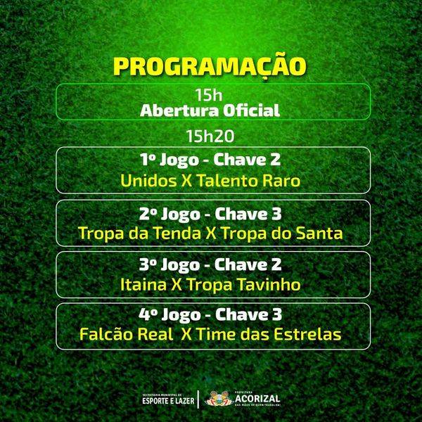 Prefeitura de Acorizal realiza neste sábado a 1ª Copa de Futebol Society