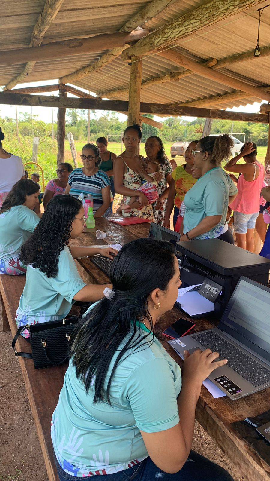 Secretaria de Assistência Social e de Saúde realizam mais uma ação social na zona rural de Leverger
