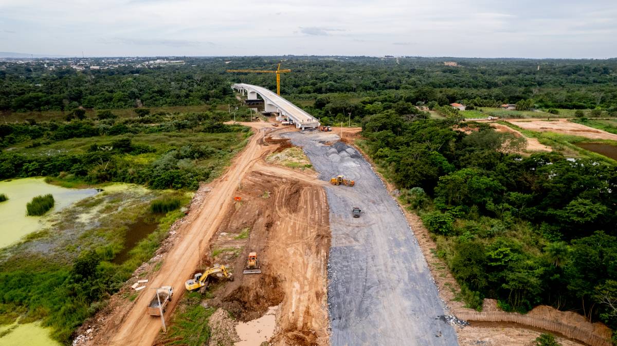 Nova ponte sobre o Rio Cuiabá vai ligar regiões importantes das duas maiores cidades de MT