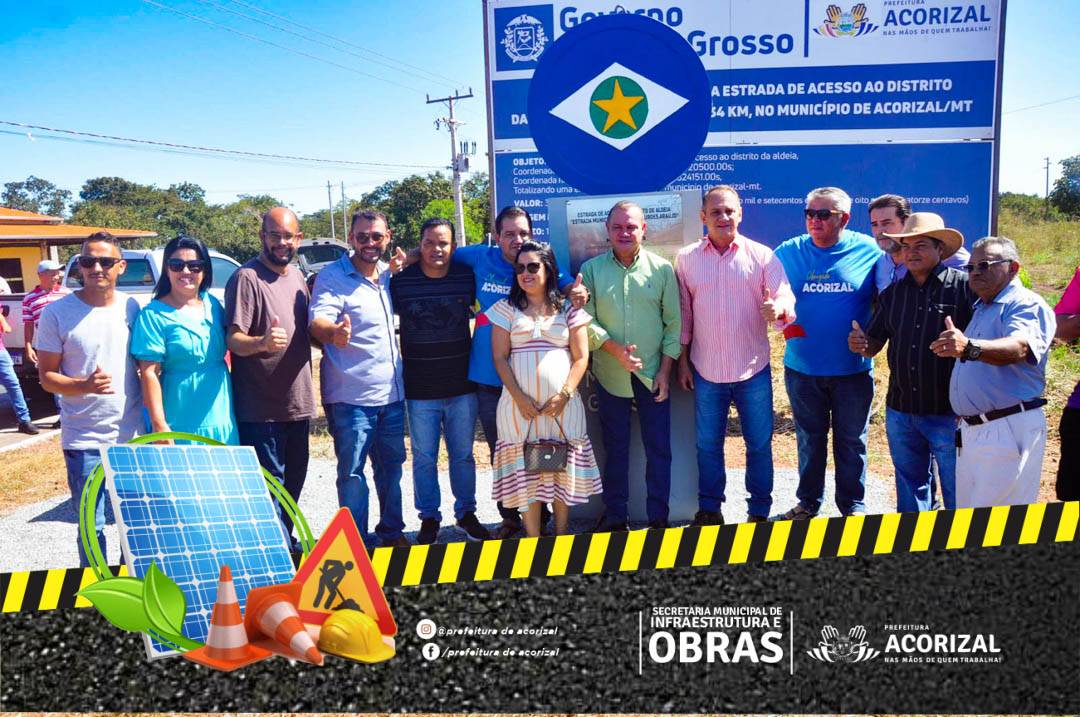 Em meio ao 8º FESPESCAL, autoridades entregam obras transformadoras em Acorizal; Veja Fotos