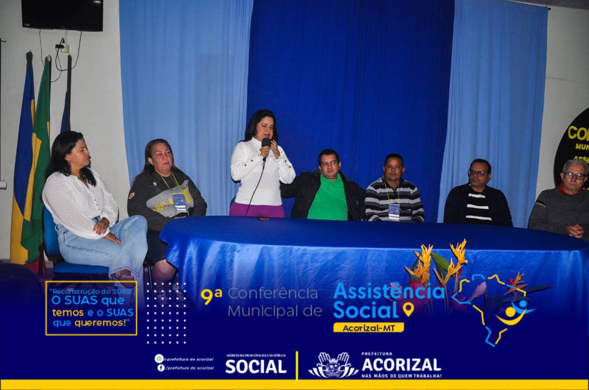 Conferência Municipal de Assistência Social de Acorizal Impulsiona Mudanças Positivas; Veja Fotos