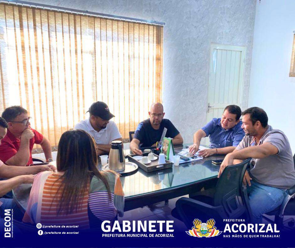  Prefeito Diego Taques e representantes de Acorizal unem forças por um município melhor 